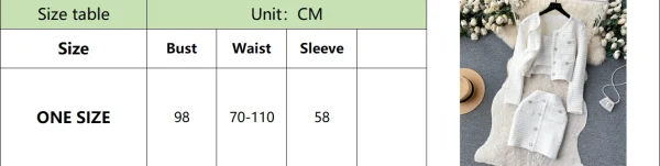 LE2101 Elegant Women'S Office 3-Piece Coat + Strapless Top + Skirt Women'S Set 2025 New Spring Women'S Set - Image 6